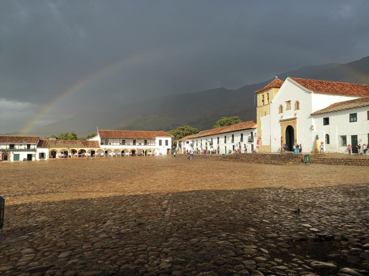 Popichi Hostel Villa de Leyva Bagian luar foto