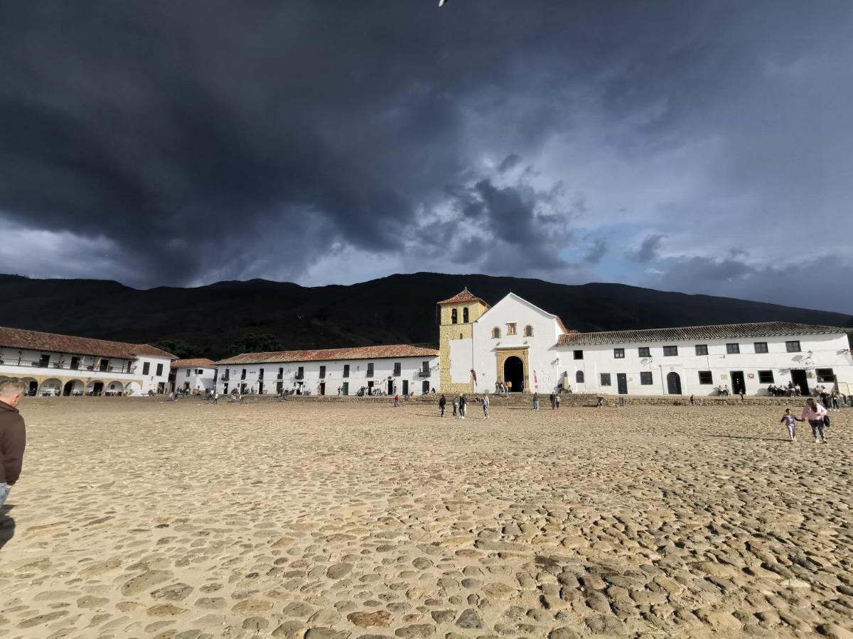 Popichi Hostel Villa de Leyva Bagian luar foto